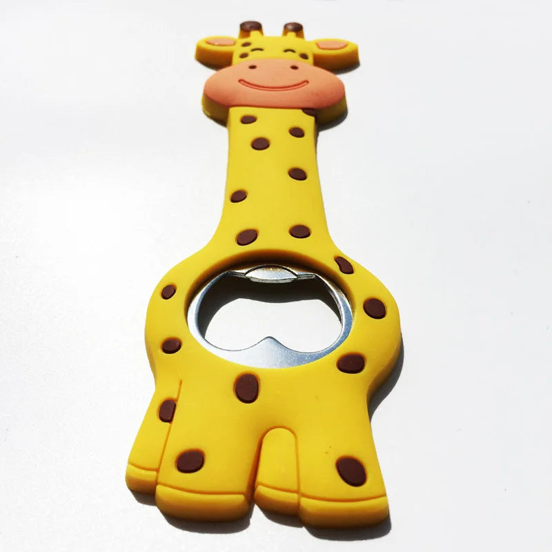 Cartoon Cute Animal Paw Wine Bottle Opener Beer Bottle Opener Cat Magnet Refrigerator Sticker Dog Fridge Magnet Beer Opener