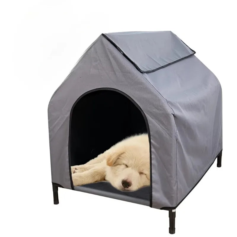 Manufacturer Wholesale Summer Dog Tent Waterproof Breathable Square Shape Classic Style Foldable with Packing