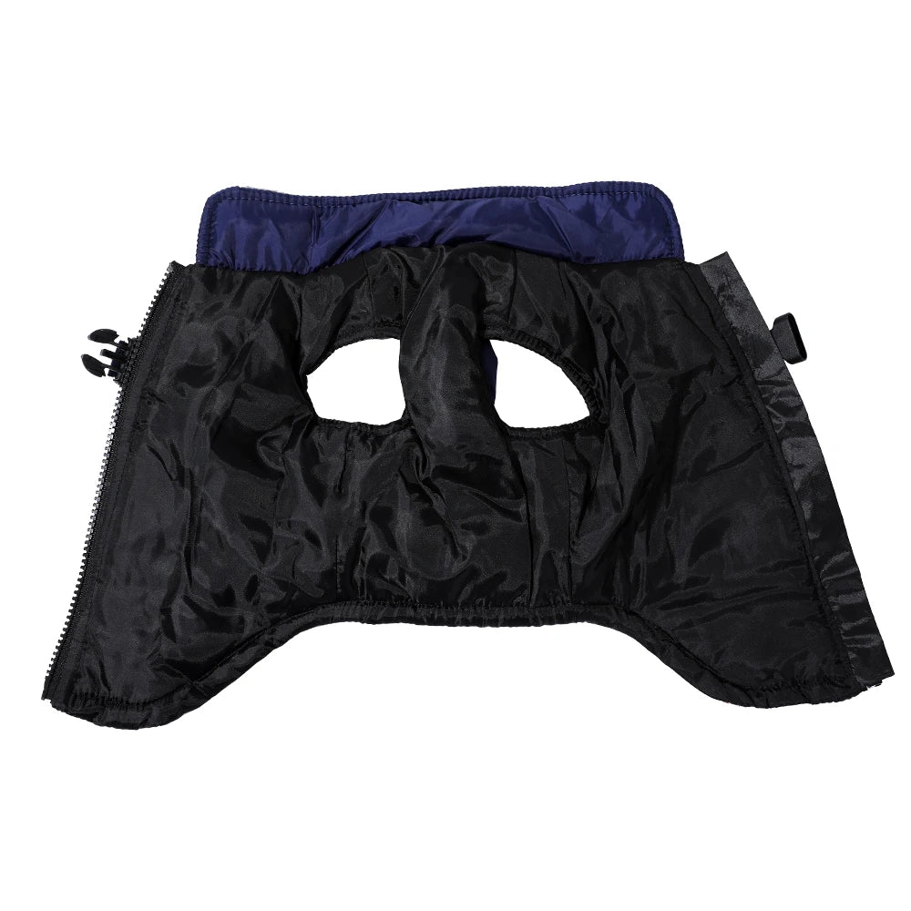 Winter Warm Pet Dog Coat For Small Medium Dogs Cat Jacket with Harness Puppy Foorprint Windproof Clothing French Bulldog Costume