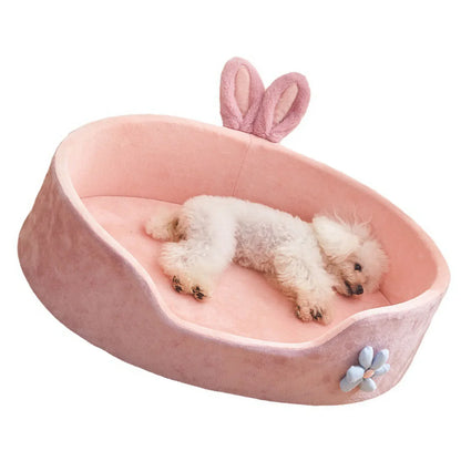 Soft Pet Bed Detachable Washable Dog Sleeping Very Soft Comfortable Warm Cat Mats Four Seasons Detachable Pet Beds Supplies