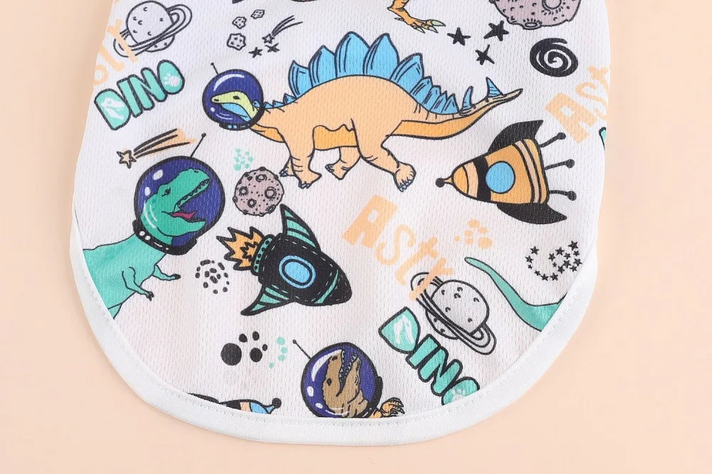 Cute Summer Pet Dog Cooling Vest Cartoon Soft Clothing Summer Casual Shirts Small Medium Large Dogs Puppy French Bulldog Clothes