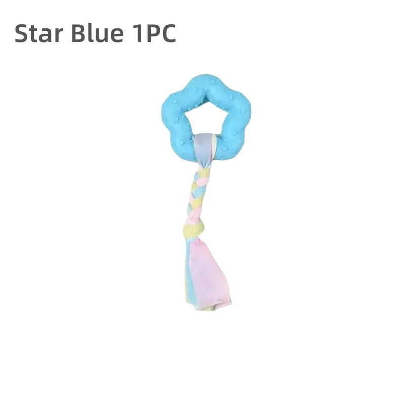 Puppy Toy Pet Dog Cotton Rope Toys Molar Stick Clean Tooth Chewing Toy Puppy Medium Large Dogs Funny Interactive Training