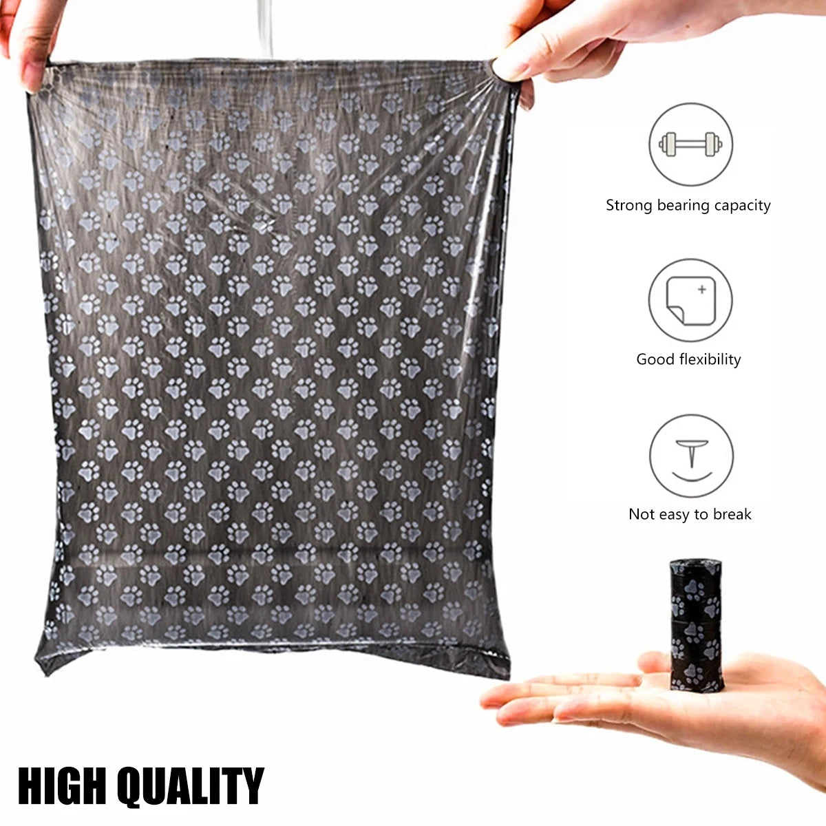 the DOG POOP BAGS - 30Roll Dog Poop Bags, Disposable Pet Waste Bags, Dog Waste Bags, Designer Pet Poop Clean Pick-Up Bone Bag Dispenser Tools