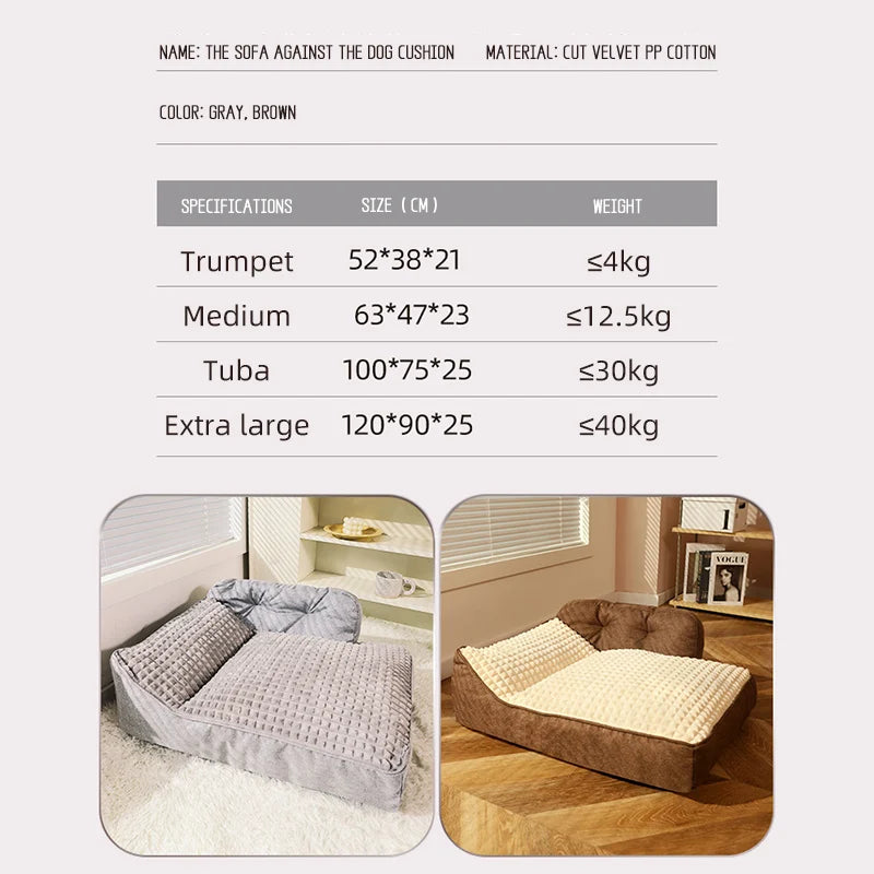 HOOPET Dogs Sofa Bed Pet Kennel Mats Cats Bed Winter Warm Sleeping Floor Mats for Small Middle Big Dog Nest Pet Accessories