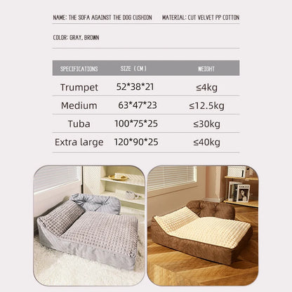 HOOPET Dogs Sofa Bed Pet Kennel Mats Cats Bed Winter Warm Sleeping Floor Mats for Small Middle Big Dog Nest Pet Accessories