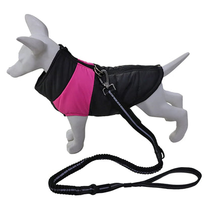 Waterproof Pet Dog Puppy Vest Jacket Winter Warm Dog Clothes Pet Padded Vest Zipper Jacket Coat For Small Medium Large Dogs