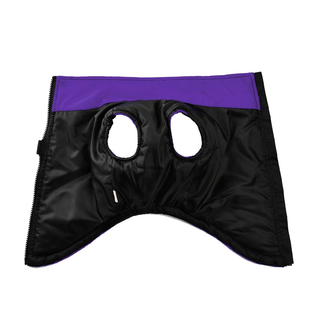 Cozy Puppy Clothes Winter Windproof Jacket Coat Warm Solid Pet Zipper Costumes For Small Medium Dogs Cats French bulldog Outfits