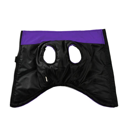 Cozy Puppy Clothes Winter Windproof Jacket Coat Warm Solid Pet Zipper Costumes For Small Medium Dogs Cats French bulldog Outfits