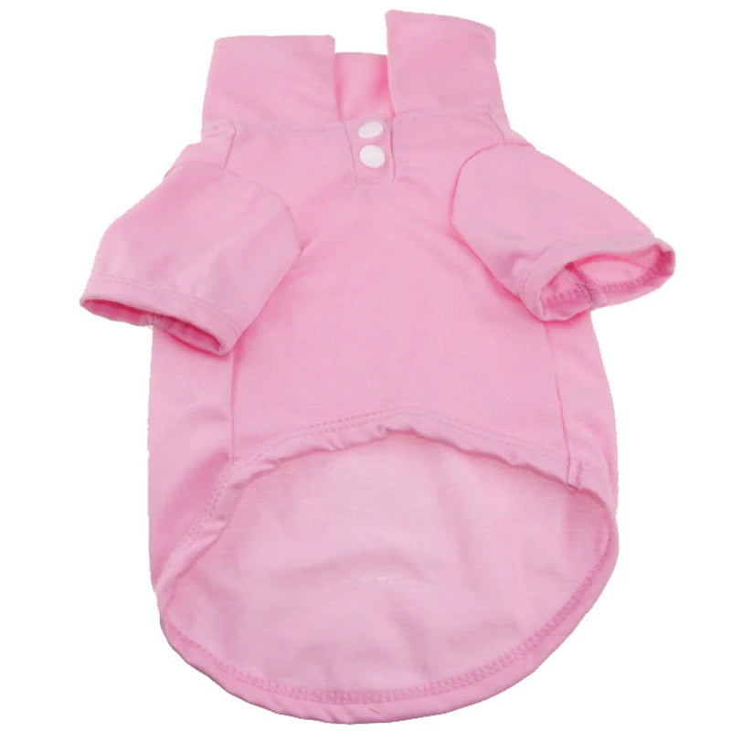 the CANDYPAW COOL TEE - Summer Pet Vest, 6 Candy Color Shirts, Puppy Breathable Solid Polo-Shirts, Chihuahua/Yorkie Fashion Vests, Dog Costume, Pet Clothing