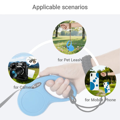 the FREEWRIST COMFORT STRAP - Hand Free Adjustable Wrist Strap for Retractable Dog Leash, Outdoor Walking Pet Non-Slip Safety Straps Bracelet, Puppy Accessories