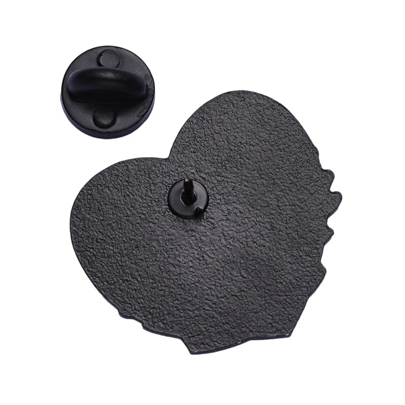 Puppy Heart Shape Enamel Pins Funny Dog Person Brooches Lapel Badges Backpack Clothes Animals Pet Jewelry Pin Gifts for Friends