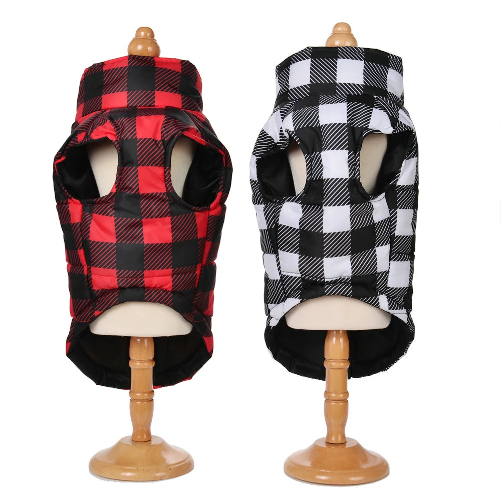 Pet Dog Clothes Vest for Small Medium Dogs Cats Autumn Winter Windproof Puppy Footprint Jacket Coat Bulldog French Pug Chihuahua
