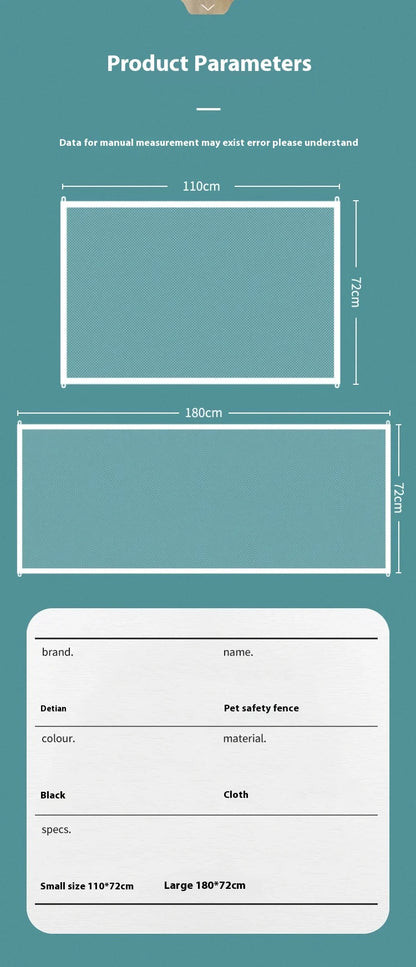 New Portable Commercial Security Dog Pet Fence for Folding Safety protection Indoors and Outdoors to Protect Pet Dogs