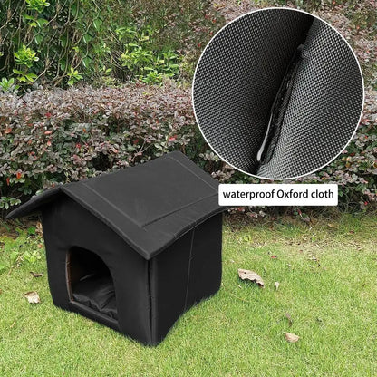 the HOME SWEET HOME - Waterproof Oxford Cloth Pet Shelter, Warm Doghouse, Outdoor Dirt Resistant, Soft Pet Accessories, Puppy House
