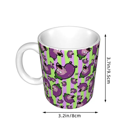 Personalized C-Courage The Cowardly Dog Coffee Mug DIY Ceramic Milk Tea Mug Cup