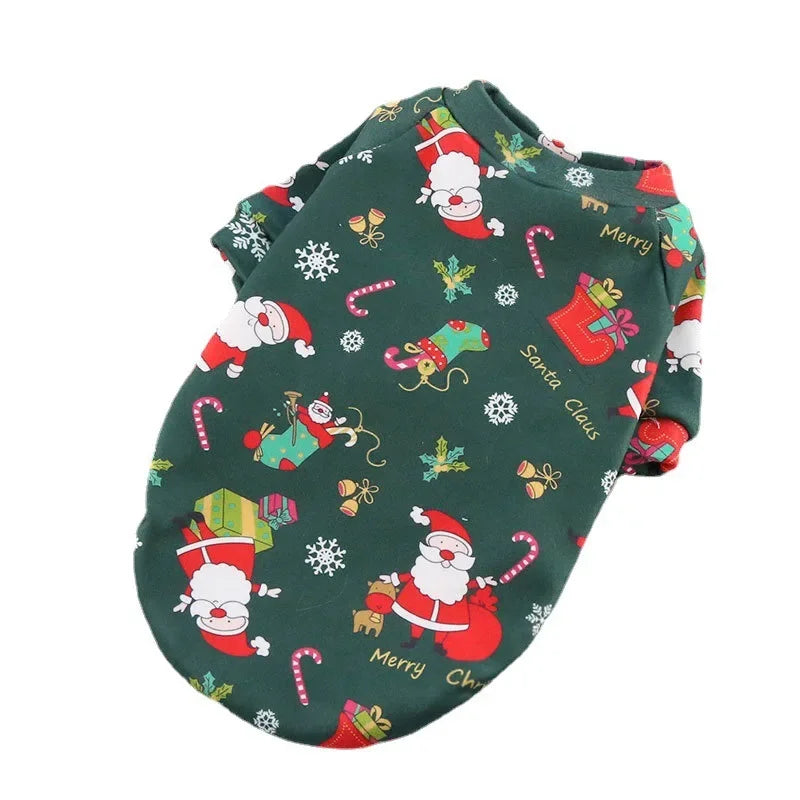 the MERRY MUTTS CHRISTMAS HOODIE - Christmas Dog Clothes, Pet Clothing, Hoodies, Comfortable Warm Soft Autumn Winter Puppy Outfit, Pet Dog Coat