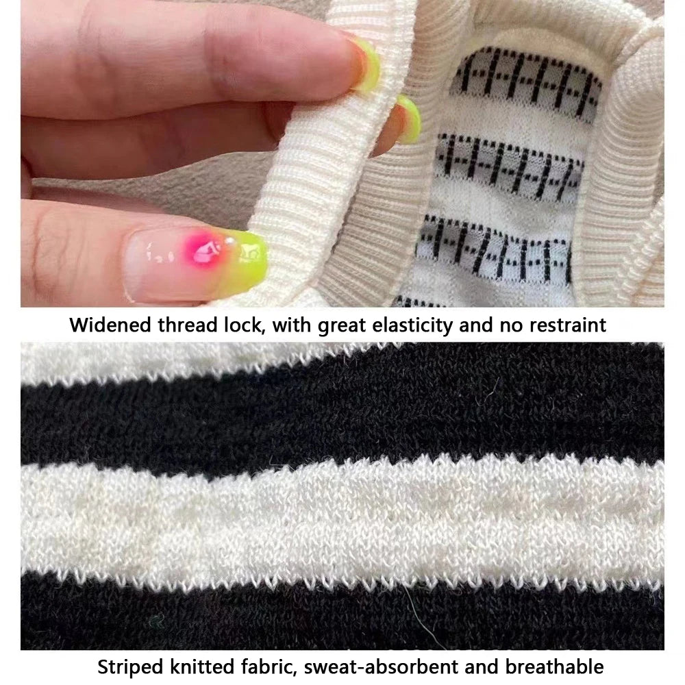 Summer Puppy Clothes Striped Small Dog Vest Bichon Frise Comfortable Black Dog Halter Vest Pet Clothes with D Ring