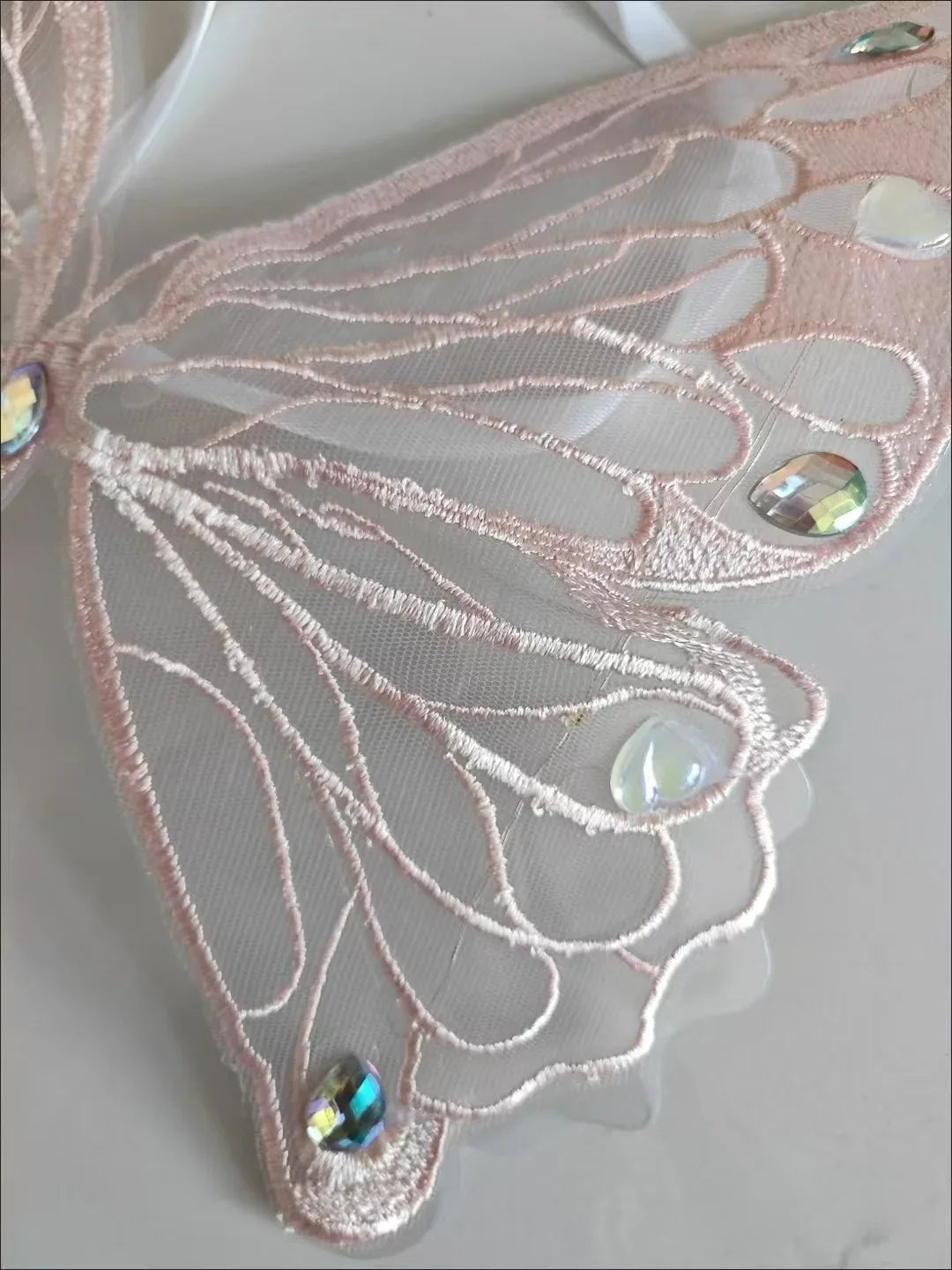 Dog wings glowing butterfly back decoration puppy summer clothes chest back decoration small dog Pomeranian Teddy Bigbear