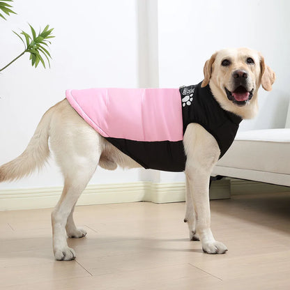 Warm Winter Pet Clothes Windproof Dog Jacket Coat For Small Big Dogs Labrador Costume French Bulldog Golden Retriever Outfits