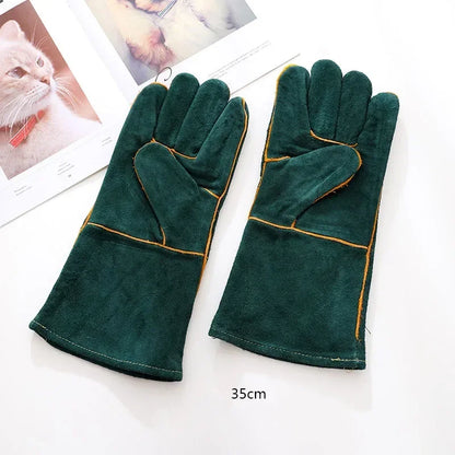 Bite resistant animal gloves Multi-purpose pet gloves Welding treatment training dog safety gloves