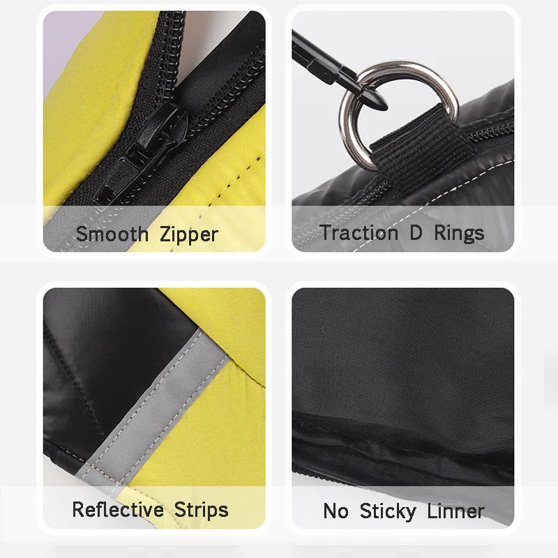 the ALLPAWS COZY VEST - Waterproof Dog Jacket, Winter Warm Dog Clothes for Small/Large Dogs, Puppy Vest, Chihuahua Coat, French Bulldog, Yorkie/Pug Costume