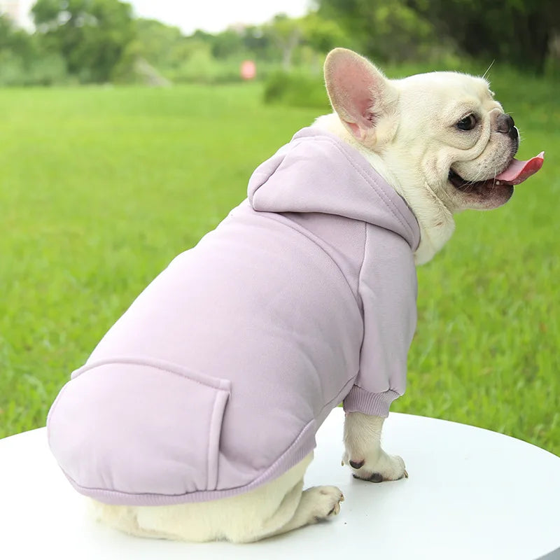 Cheap Dog Hoodie Winter Warm Dog Clothes for Small Medium Dogs French Bulldog Coat Puppy Cat Jacket Chihuahua Yorkie Pet Costume