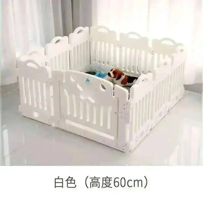 the DOGGY PLAYPEN - Fence Safety Modern Houses, Dog Plastic Home, Pet Cat/Dog Kennel, Small Dogs Indoor Isolation with Toilet Dog Cage, Pet Supplies