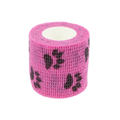 12 Rolls Self Adherent Bandage Elastic Bandage Self Adhesive Bandage Vet Wrap for Dog Cat Horse Pet Animals Ankle Sprains