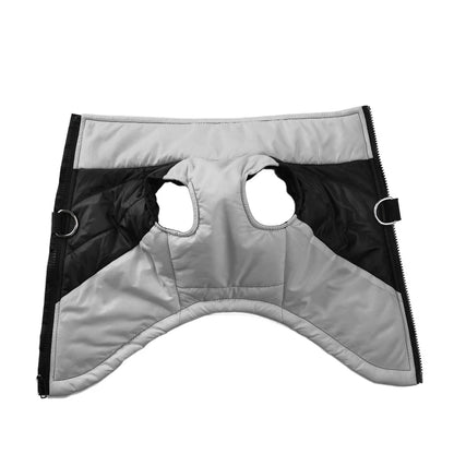 Waterproof Pet Clothes With D-ring Warm Dog Vest For Winter Outdoor Windproof Puppy Coat For Small Medium Dogs Bulldog