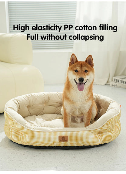 Winter Dog Bed Imitation Cotton Velvet Dogs Mat Beds Fluffy Soft High Rebound Pet Bed For All-season Pet Dog Accessories