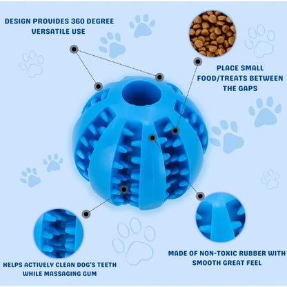 Dog Rope Ball Bite Resistance Training Ball with Rope Interesting Puzzle Teething Toy for Molar Teeth Cleaning Boredom Relieving