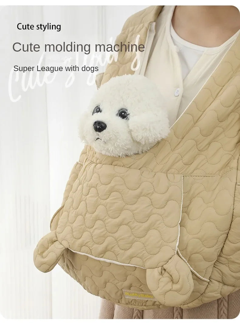 Winter Chest Pet Bag Extra Large Capacity Dog and Cat Bag Waterproof and Wind Resistant Portable Pet Bag