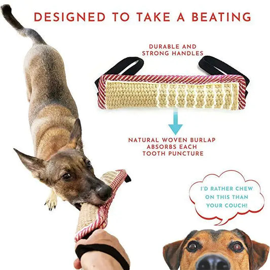 AlphaGrip Training Toy™ | Heavy-Duty Tug &amp; Grip Dog Toy | Dog Paw Clothing