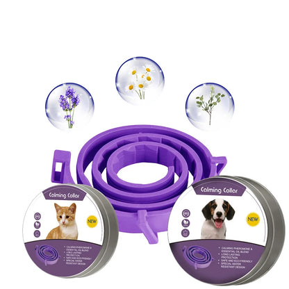 the TRANQUILTAIL CALMING COLLAR - Pet Calming Collar for Cats/Dogs, Adjustable Anxiety Pheromone Reducing Pet Collar, Lasting Natural Calm Relax Soothing Collars