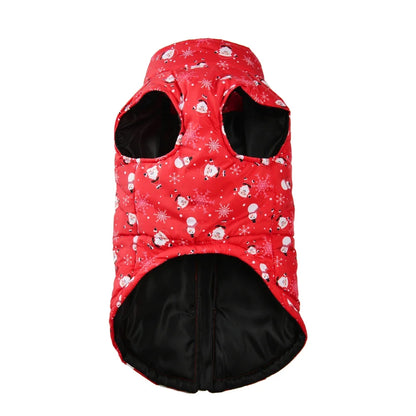 Dog Jacket Warm Winter Pet Clothes For Small Medium Dogs Cats Leopard Print Chihuahua Yorkie Vest Coat With D-ring Puppy Costume