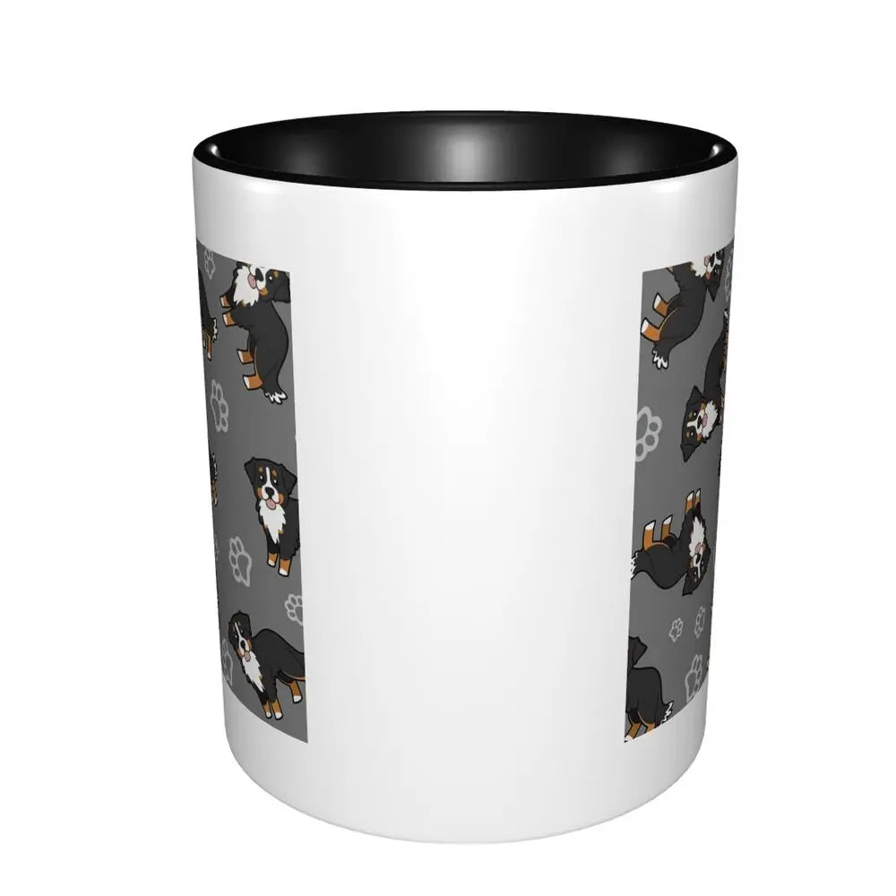 Bernese Mountain Dog Mug Funny Ceramic Coffee Cups Tea Mugs Milk Cup Drinkware Gifts for Woman Man