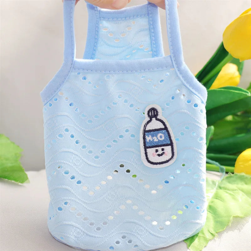 Dog Clothes for Small Dogs Thin Cute Dog Vest Puppy Clothes Breathable Chihuahua Clothes Cat Vest Pet Supplies