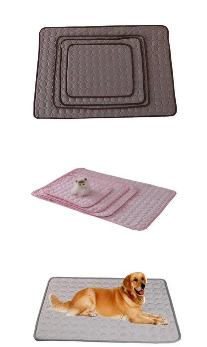 Dog Cooling Mat Summer Cold Bed Extra Large For Small Big Dogs Pet Accessories Cat Durable Sofa Ice Pad Blanket
