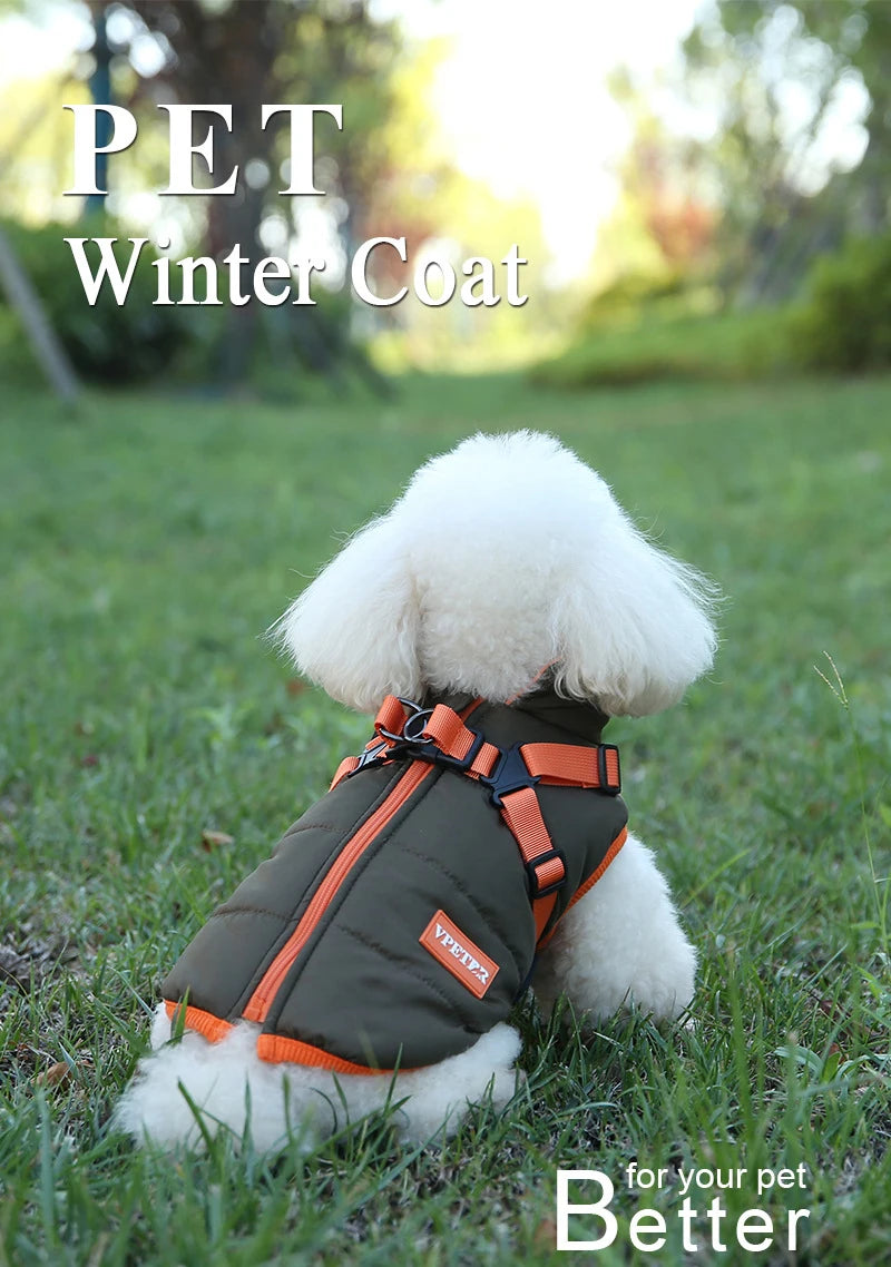 Waterproof Pet Clothes for Small Medium Dogs Jacket Puppy Warm Padded Down Coat Chihuahua Poodle Shih Tzu Costume Pug Outfits