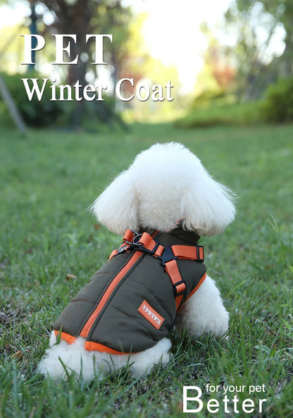Waterproof Pet Clothes for Small Medium Dogs Jacket Puppy Warm Padded Down Coat Chihuahua Poodle Shih Tzu Costume Pug Outfits