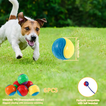 1Pcs Squeaky Balls Toys Dogs Interactive Toys TPR Dog Chew Toy for Dog Pet Teeth Cleaning Bite Resistance  Pet Supplies