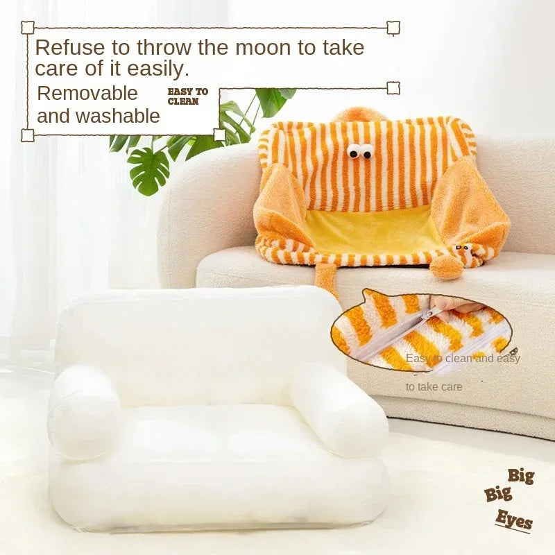 Kennel Universal in All Seasons Small and Medium-sized Dogs Removable and Washable Dog Bed Small Teddy Sofa Pet Accessories