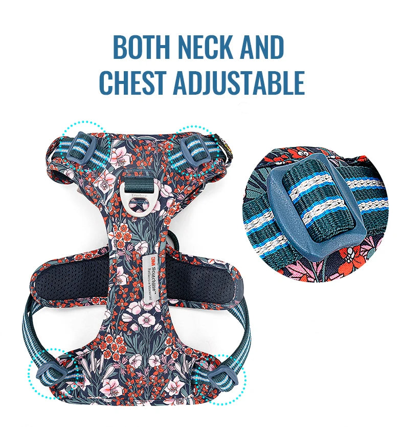 Truelove Pet Harnesses Durable Update Codura Fabric Nylon Aluminum Accessories Dog Harnesses Manufacturers TLH5656