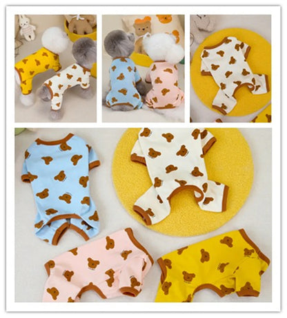 For Dogs Jumpsuit Puppy Pajamas Small Medium Pet Clothing Elegant Four Legs Clothes Chihuahua Pomeranian Costume Pet Supplies