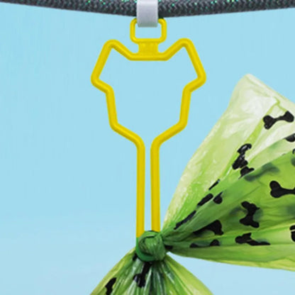 the POOP BAG CARRIER CLIP - Dog Poop Bag Holder, Pet Waste Carrier Clip, Hands-Free Dog Leash Dispenser, Outdoor Walking Puppy Poop Bags Clip, Easy to Carry