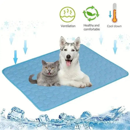 Dog Cooling Mat Summer Cold Bed Extra Large For Small Big Dogs Pet Accessories Cat Durable Sofa Ice Pad Blanket