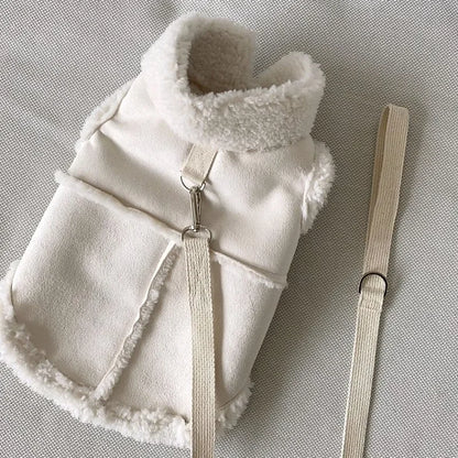 the BUCKSKIN - Dog Vests, Winter Plush Warm Pet Dog Clothes for Small/Medium Dogs Jackets, Puppy Clothing Yorkshire Terrier Ropa Para Perros