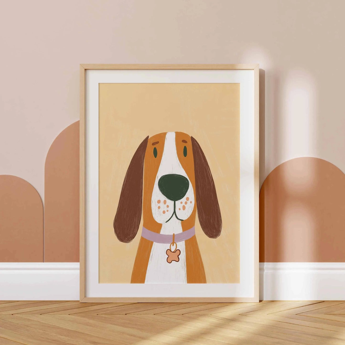 Minimalist Dog Aesthetics Poster Dachshund Bagel Hound Whippet Poodle Modern Pet Portrait Illustration Home Animal Decoration