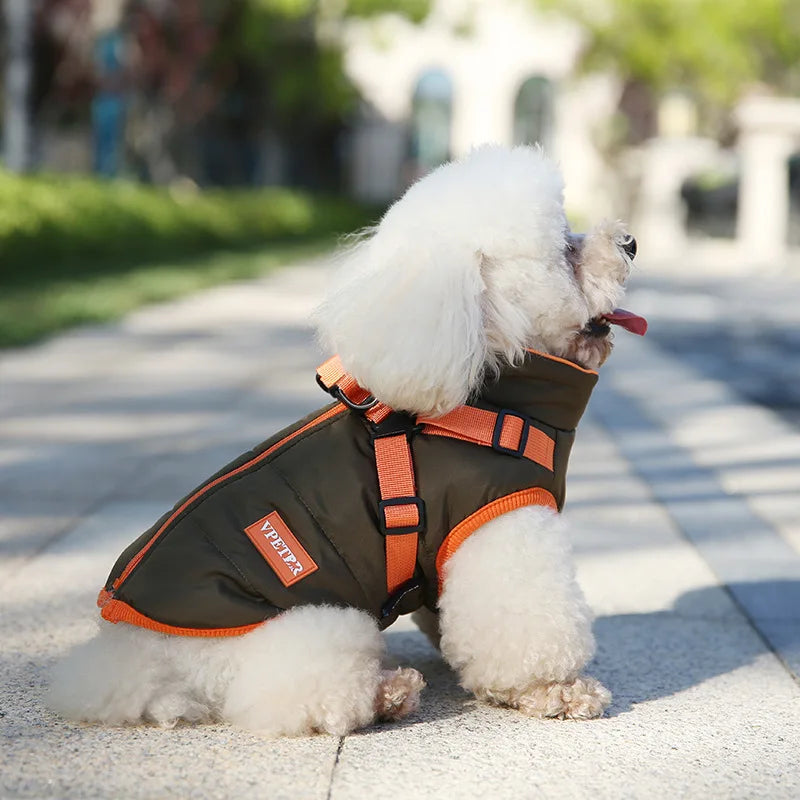 Waterproof Pet Clothes for Small Medium Dogs Jacket Puppy Warm Padded Down Coat Chihuahua Poodle Shih Tzu Costume Pug Outfits
