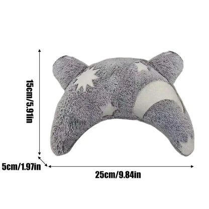U Shaped Pet Pillow Pet Neck Protection Sleeping Pillow Comfortable Pet Dog Neck Pillow Glowing Washable Pet Calming Toy for Dog